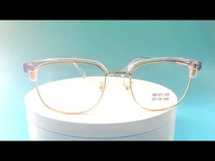 শেনজেনের চশমা প্রস্তুতকারকের BD127 অ্যাসিটেট মেটাল অপটিক্যাল স্টাইল