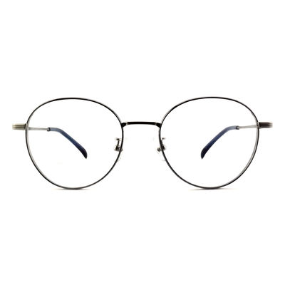 ভালো দাম TF3335 গোলাকার কাস্টমাইজড টাইটানিয়াম অপটিক্যাল ফ্রেম ভ্যাকুয়াম প্লাটিং ক্লাসিক অনলাইন