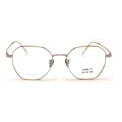 ভালো দাম TD086 অ্যান্টি-রিফ্লেক্টিভ লেপ এবং নমনীয় হিঞ্জ সহ টাইটানিয়াম অপটিক্যাল ফ্রেম - প্রতিদিনের ব্যবহারের জন্য নিখুঁত অনলাইন