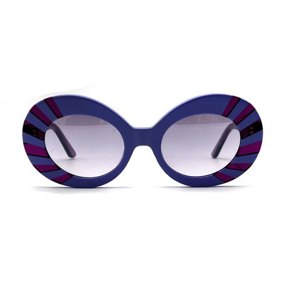 ভালো দাম এএস১০২ মহিলাদের গোলাকার অ্যাসিটেট ফ্রেম সানগ্লাস ১০০% ইউভি সুরক্ষা অনলাইন